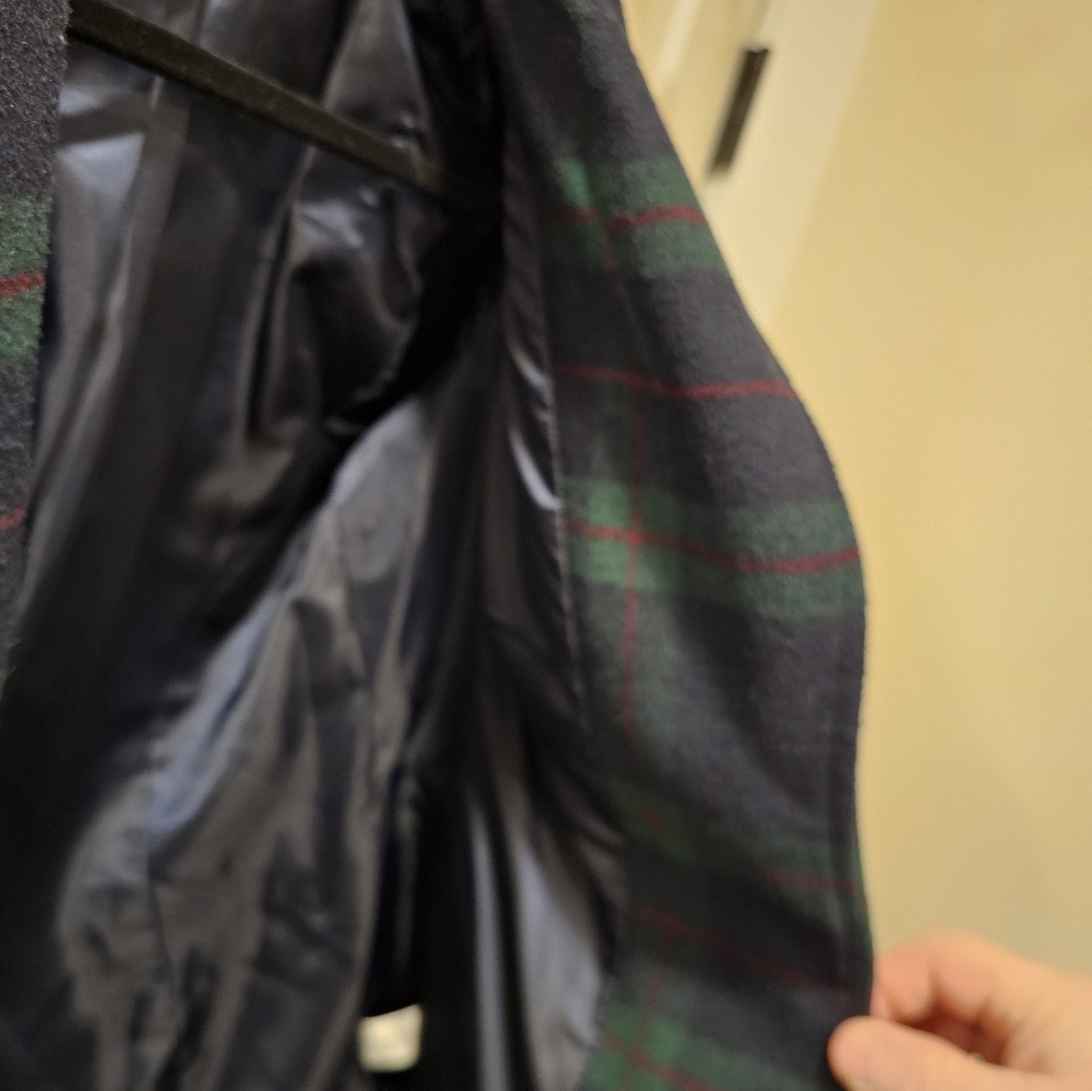 Talbots Women's Tartan Plaid Blazer - Green and Red - Picture 6 of 6